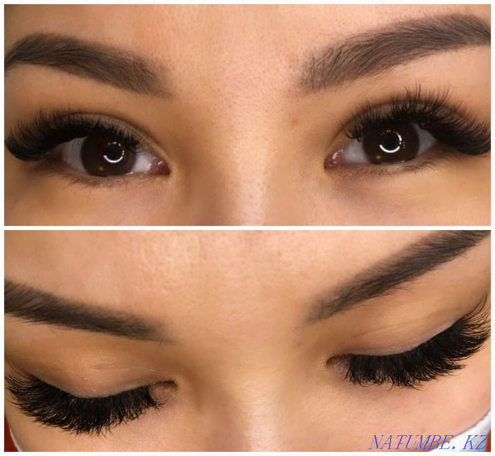 Наращивание ресниц 4000тг Атырау - изображение 1