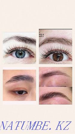 eyelash extensions and lamy eyebrows Almaty - photo 1