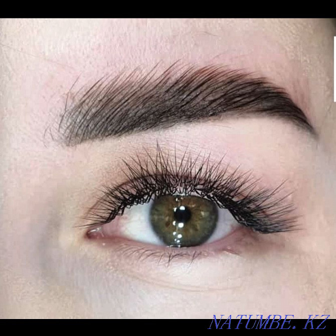 eyelash extensions and lamy eyebrows Almaty - photo 2