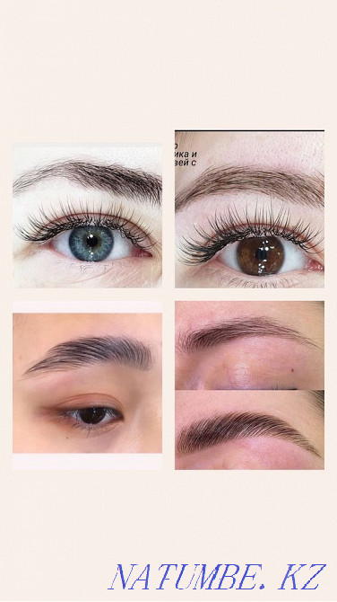 eyelash extensions and lamy eyebrows Almaty - photo 1
