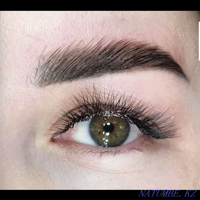 eyelash extensions and lamy eyebrows Almaty - photo 2