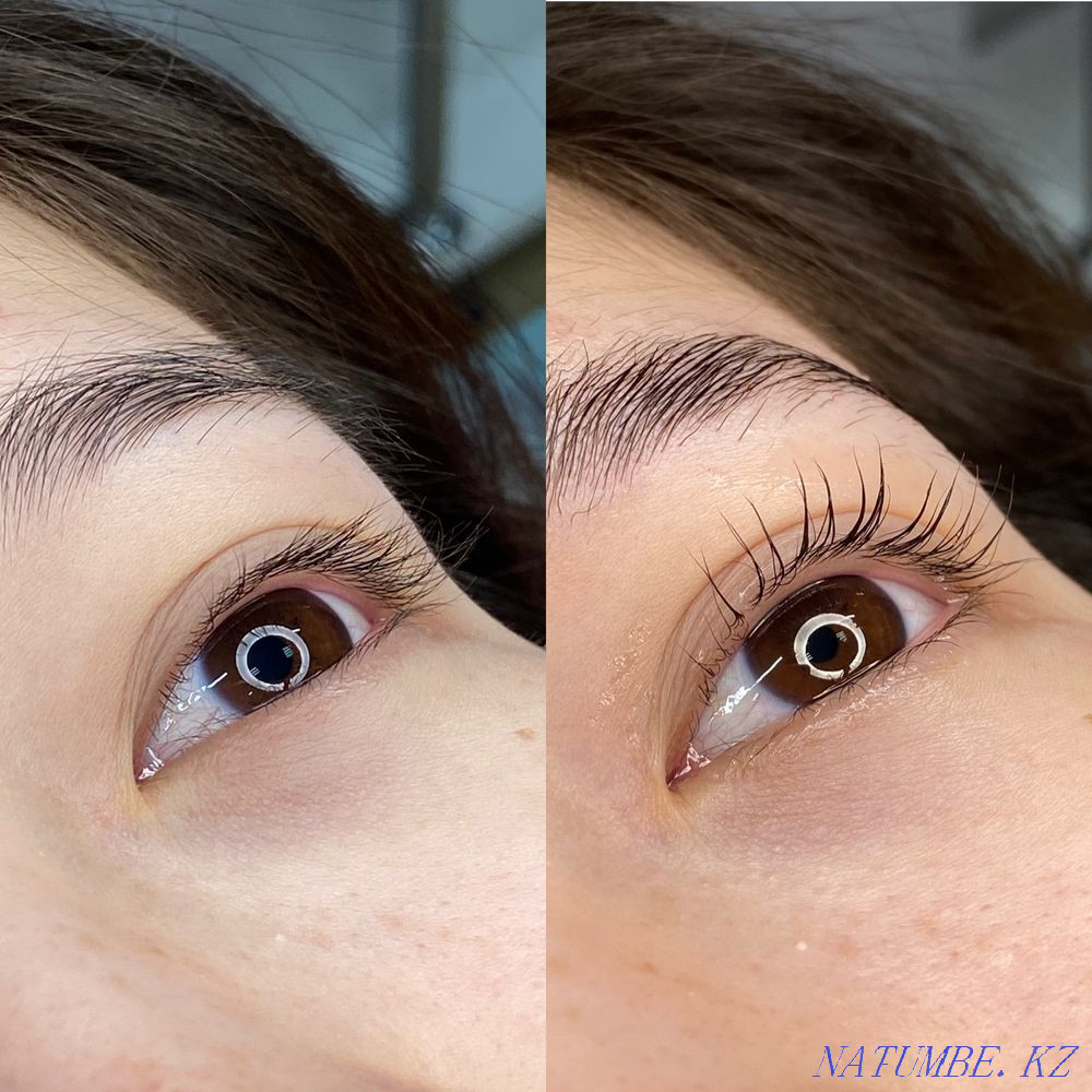 Ламинирование ресниц и бровей Алматы - изображение 1