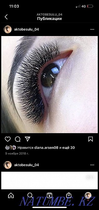 Наращивание ресниц! Опыт 5 годаУспейте записаться Актобе - изображение 1