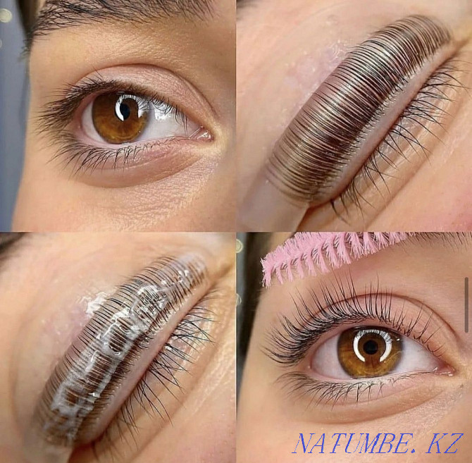 Lamination of eyelashes and eyebrows 2500. Kostanay - photo 1