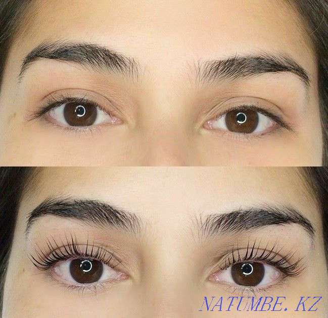 Lamination Coloring Botox Eyelashes. Long term brow styling Ust-Kamenogorsk - photo 2