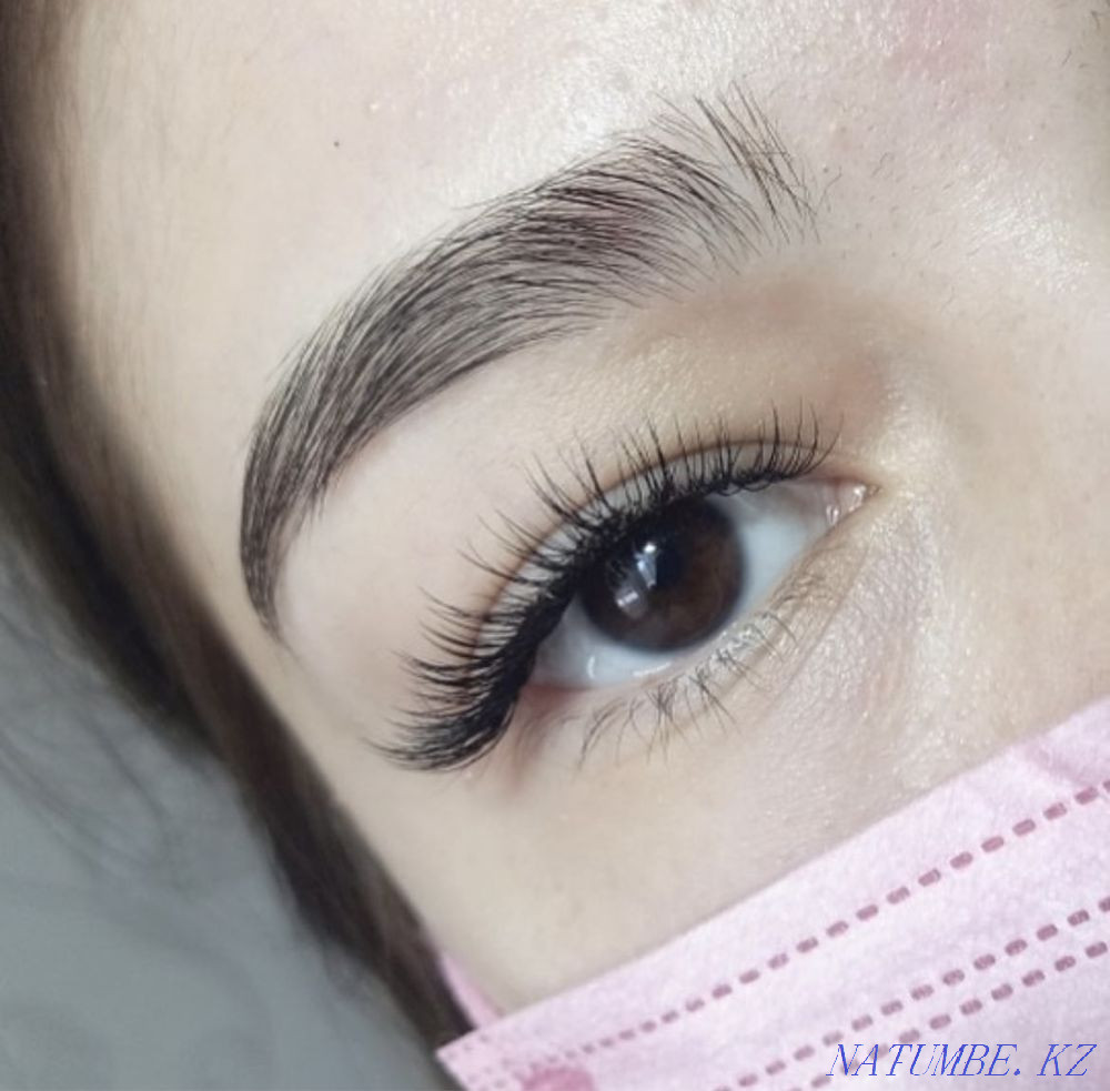 Eyelash lamination Ear piercing Eyelash extensions Astana - photo 6