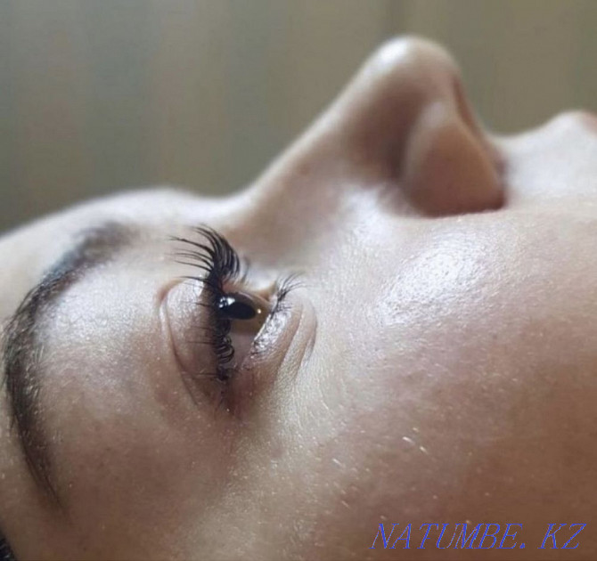 Eyelash lamination eyelash extension ear piercing Astana - photo 3