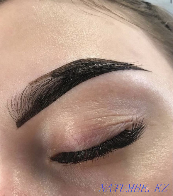 Ламинирование ресниц наращивание ресниц прокол ушей Астана - изображение 1