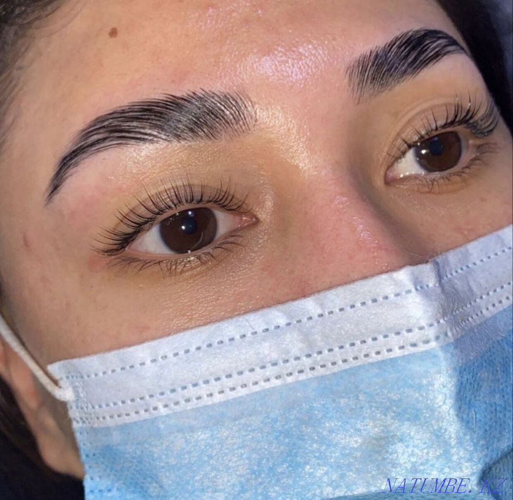 Наращивание ресниц ламинирование ресниц прокол ушей Астана - изображение 8