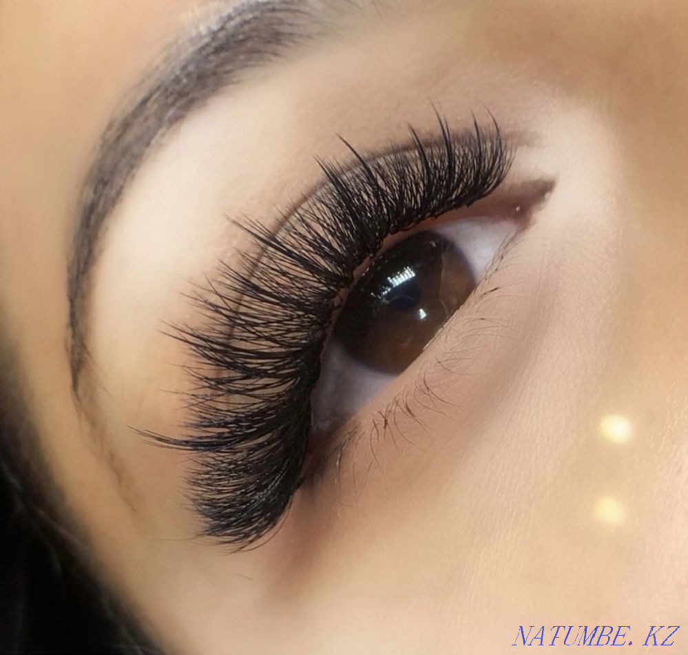 Наращивание ресниц ламинирование ресниц прокол ушей Астана - изображение 1