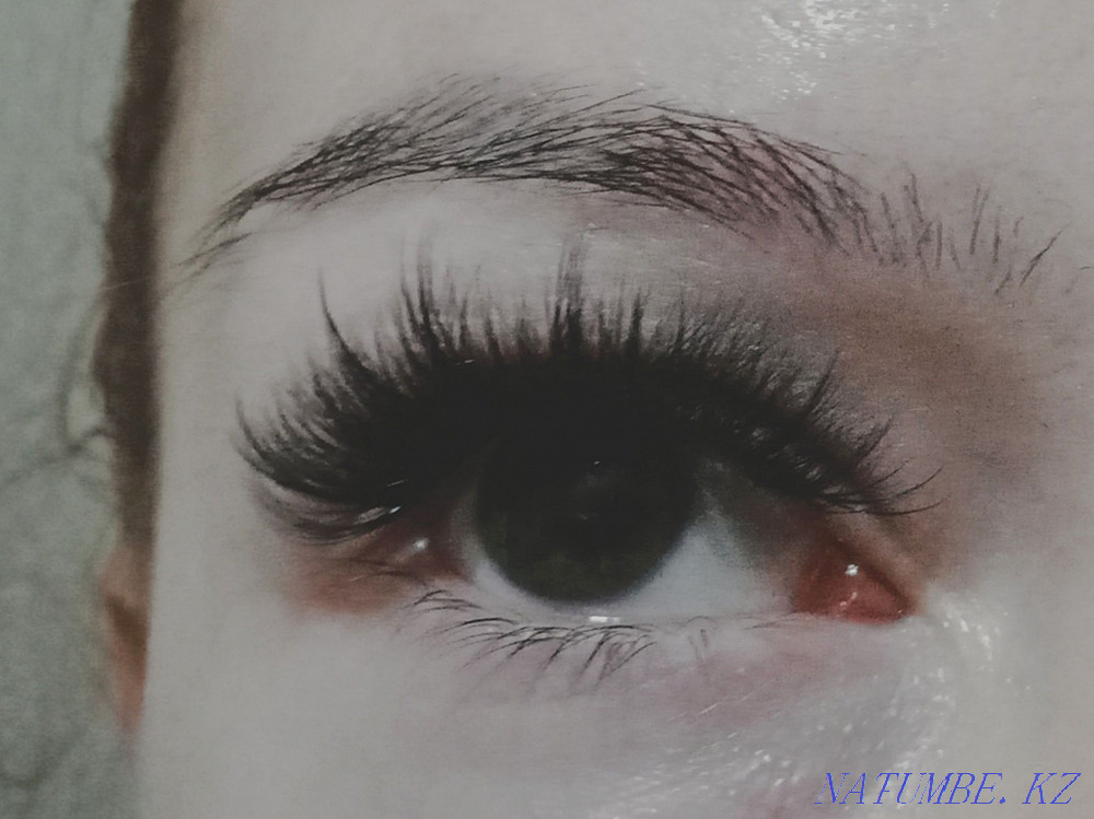 Наращивание ресниц , маникюр Абай - изображение 1