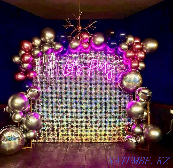 Live Photo Zone Karaganda. Photo zone with sequins. Karagandy - photo 3