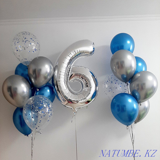 Helium balloons from 280 tg Free delivery Almaty - photo 4