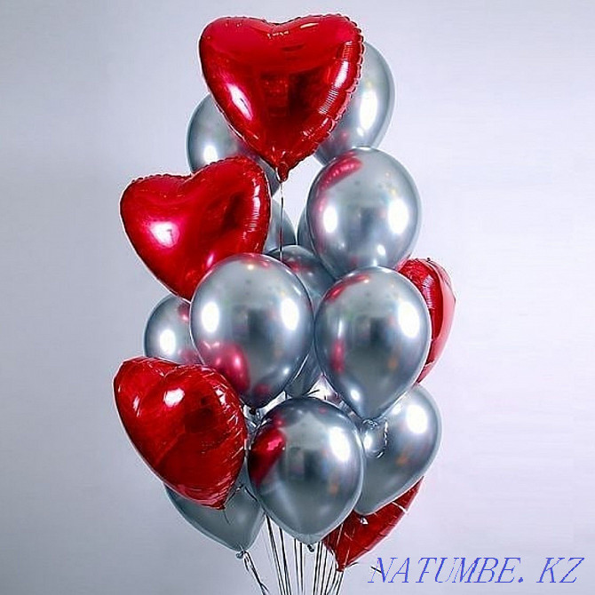 Helium balloons from 280 tg Free delivery Almaty - photo 3