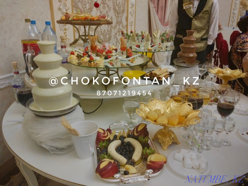 Шоколадный фонтан! Фонтан для напитков! С вкусным Турецким шоколадом! Алматы - изображение 2