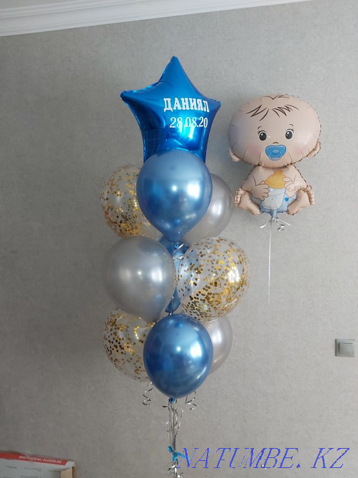 Helium balloons for discharge from the hospital, car stickers. Nur-Sultan Astana - photo 6