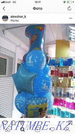 helium balloons. Balls from 350t. Atyrau - photo 8
