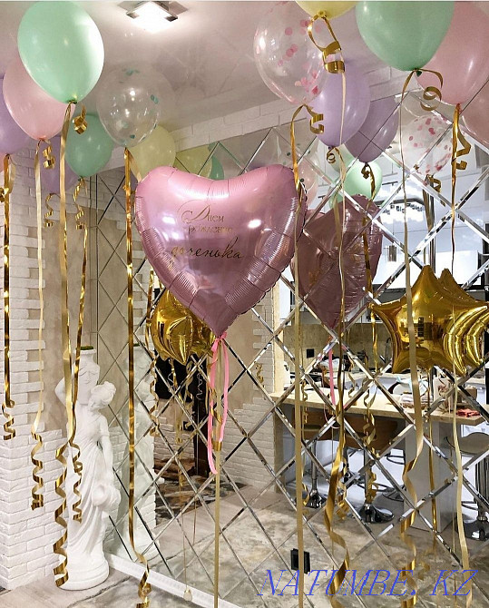 Balloons helium balloons for discharge balloons for discharge balloons for birthday Astana - photo 6