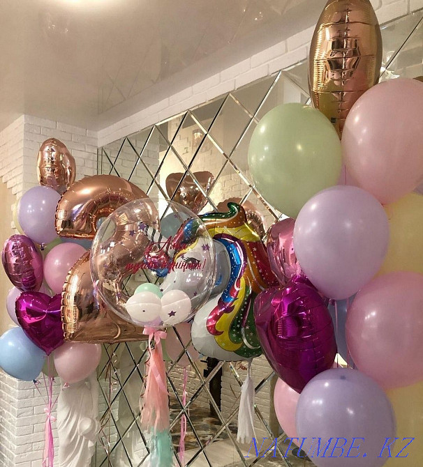 Balloons helium balloons for discharge balloons for discharge balloons for birthday Astana - photo 8