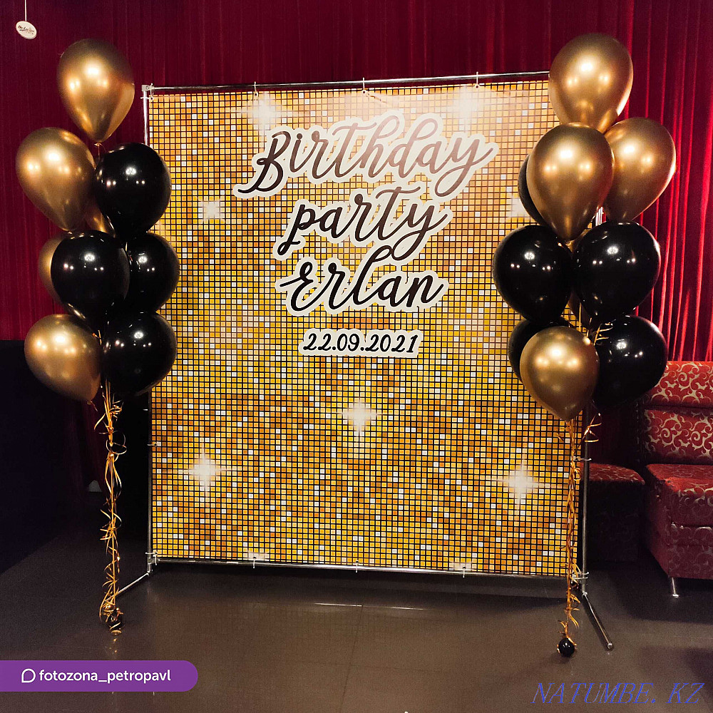 Banner (Photozone) and Seating plan on a turnkey basis / Rent of structures Petropavlovsk - photo 2