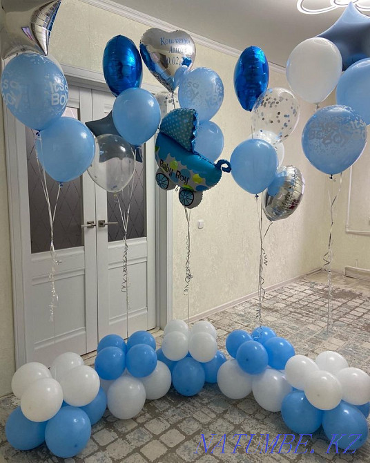 Гелиевые шары от 400тг, арки из шаров Караганда - изображение 8