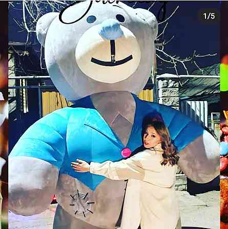 Ростовые 3х метровые мишки Тедди, Teddy, Аю, аниматоры, гиганские Тэдд Almaty