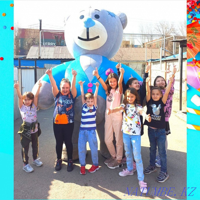 Ростовые 3х метровые мишки Тедди, Teddy, Аю, аниматоры, гиганские Тэдд Алматы - изображение 2