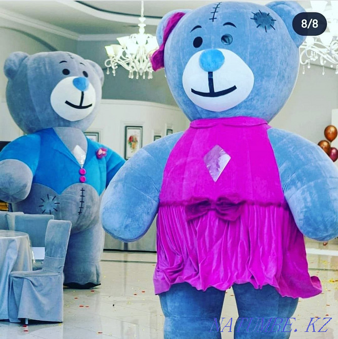 Ростовые 3х метровые мишки Тедди, Teddy, Аю, аниматоры, гиганские Тэдд Алматы - изображение 5