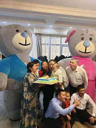 Мишки Тэдди 3-х метр! Аниматоры Almaty