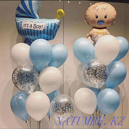 Balloons for discharge, gender party, decoration with balloons Astana - photo 4