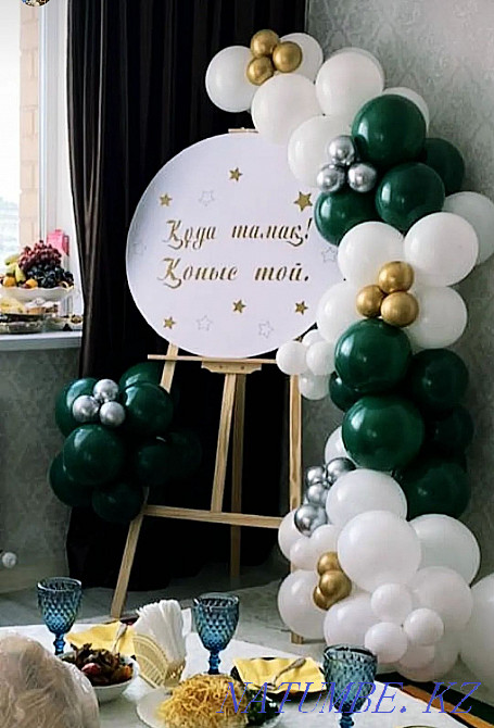 Balloons for discharge, gender party, decoration with balloons Astana - photo 6