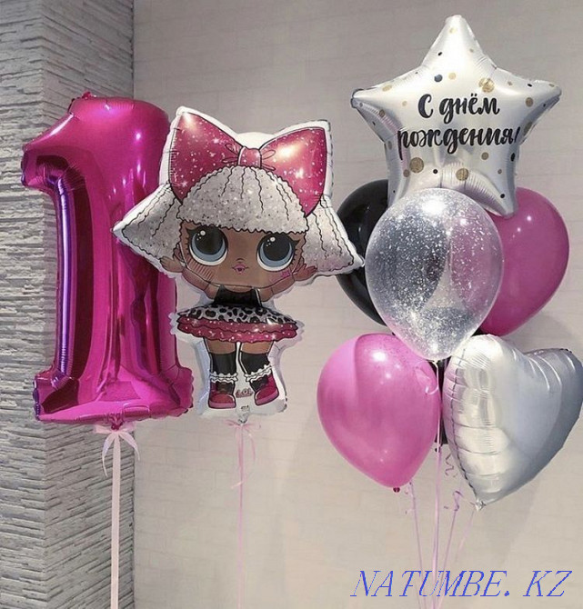 Helium balloons. Decorations for your holiday Astana - photo 5