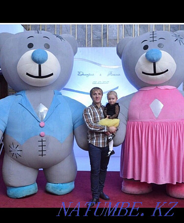 Entertaining show program from a 3-meter Teddy bear.Panda.Ayu Almaty - photo 3