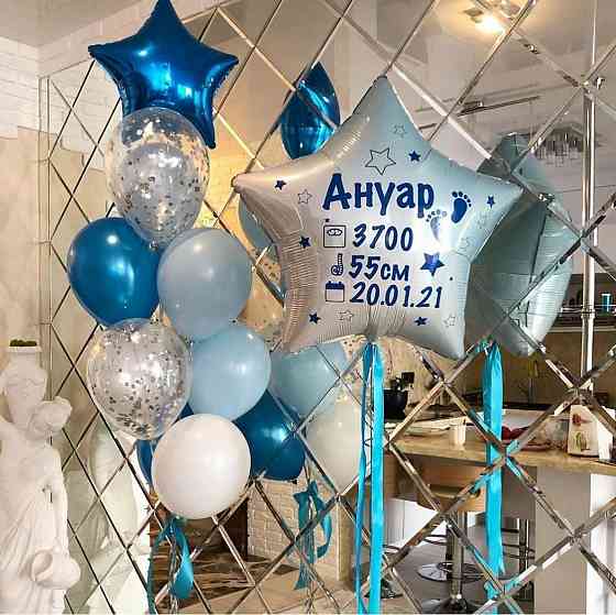 Шары гелиевые шарики на выписку от 300тг инстаграмм sweet_ballonskz Астана