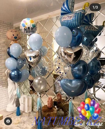 Balloons helium balloons for discharge from 300tg instagram sweet_ballonskz Astana - photo 4