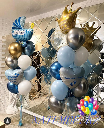 Balloons helium balloons for discharge from 300tg instagram sweet_ballonskz Astana - photo 3