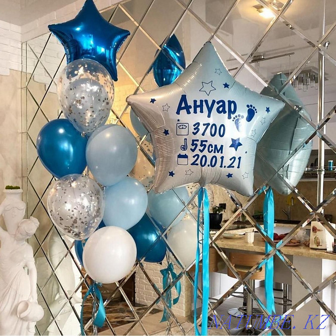 Balloons helium balloons for discharge from 300tg instagram sweet_ballonskz Astana - photo 1