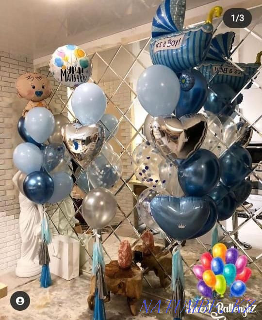 Шары гелиевые шарики на выписку от 300тг инстаграмм sweet_ballonskz Астана - изображение 4