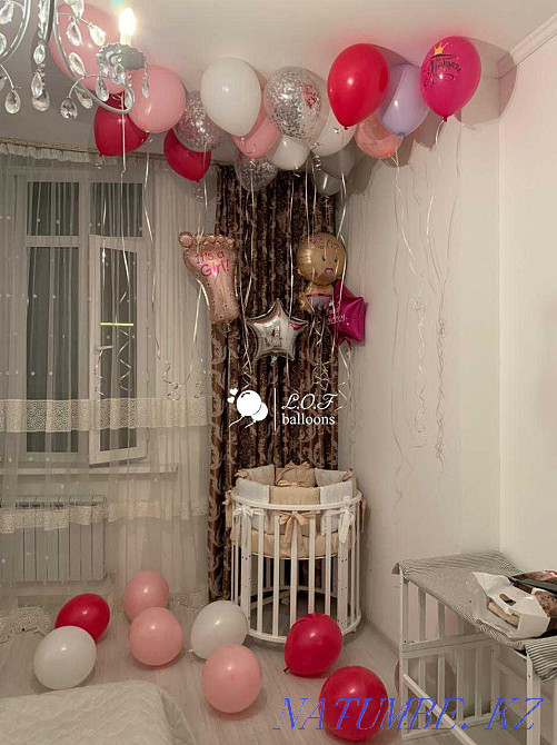 Ауруханадан үзіндідегі шарлар / ҮШІН ҮШІН ТІРКЕЛУ / Автокөліктегі стикерлер  Астана - изображение 3