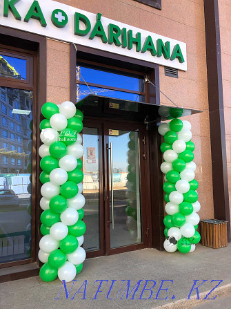 Arches from balloons/Decoration of the entrance group/Helium balloons/Garlands Astana Astana - photo 7