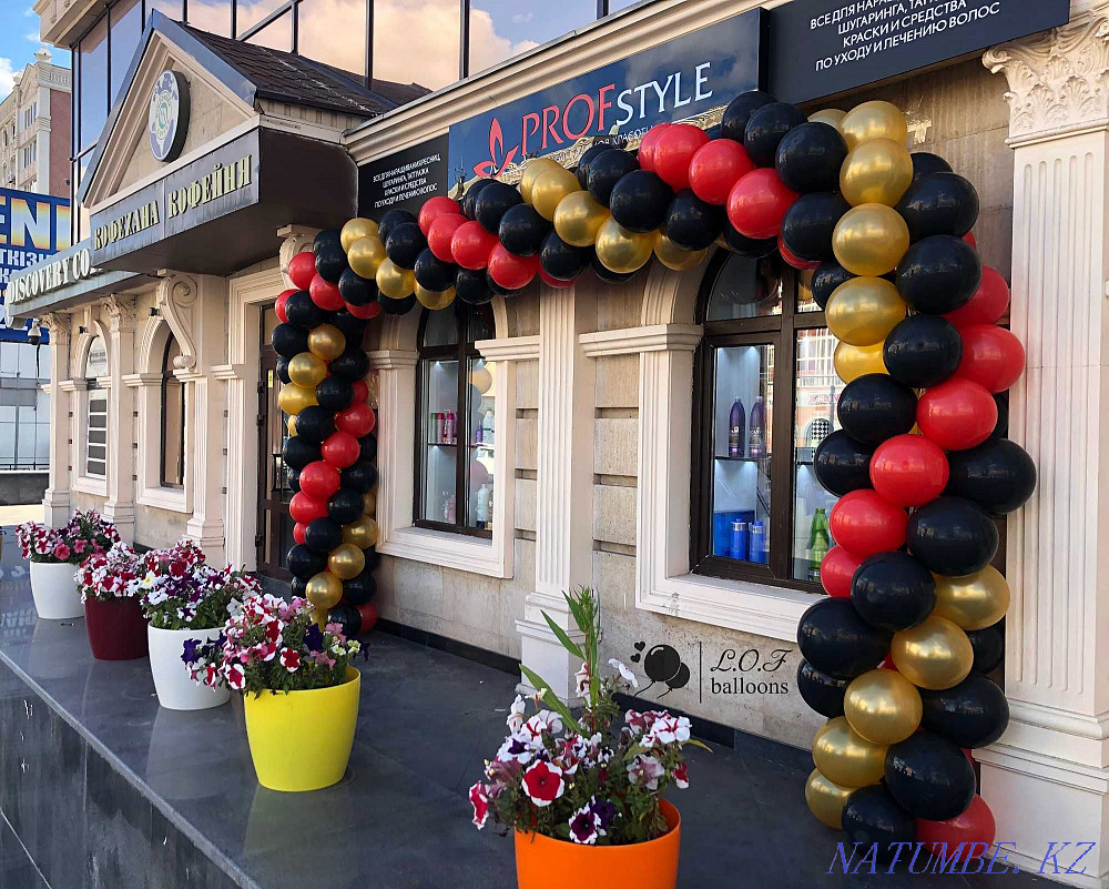 Arches from balloons/Decoration of the entrance group/Helium balloons/Garlands Astana Astana - photo 5