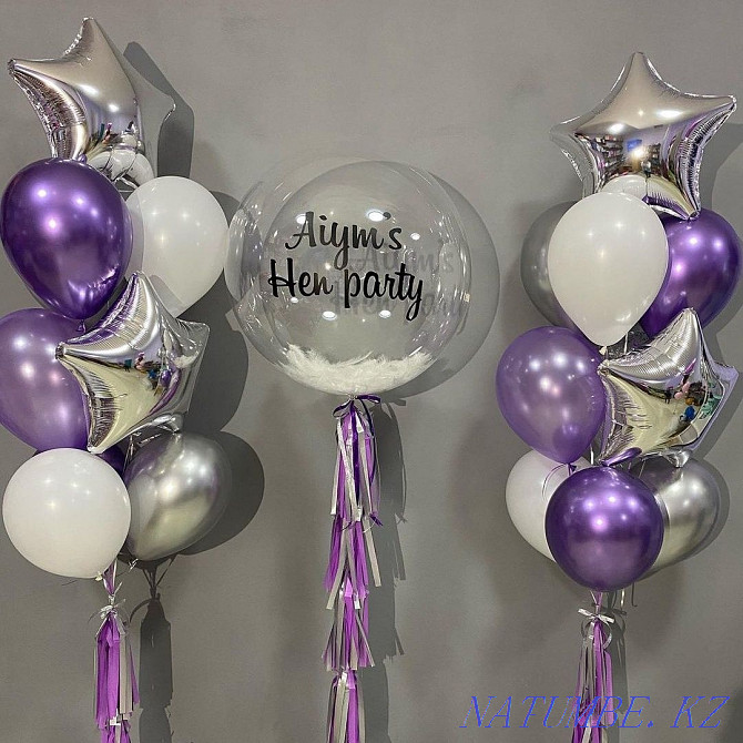 Helium balloons Astana, Birthday balloons, Khen party, Kudalyk Astana - photo 1