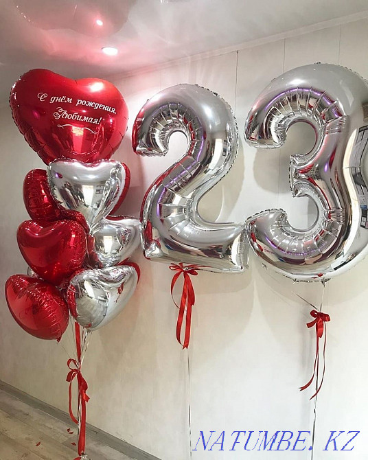 Helium balloons Astana, Birthday balloons, Khen party, Kudalyk Astana - photo 4
