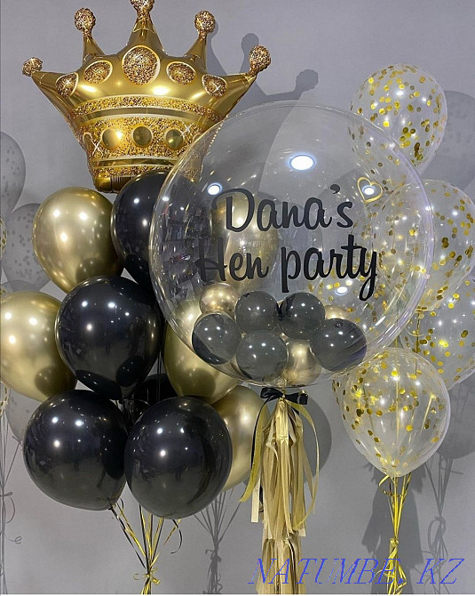 Helium balloons Astana, Birthday balloons, Khen party, Kudalyk Astana - photo 7