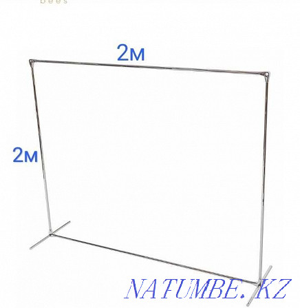 Rent a banner stand, for a poster, press wall frame Almaty - photo 2
