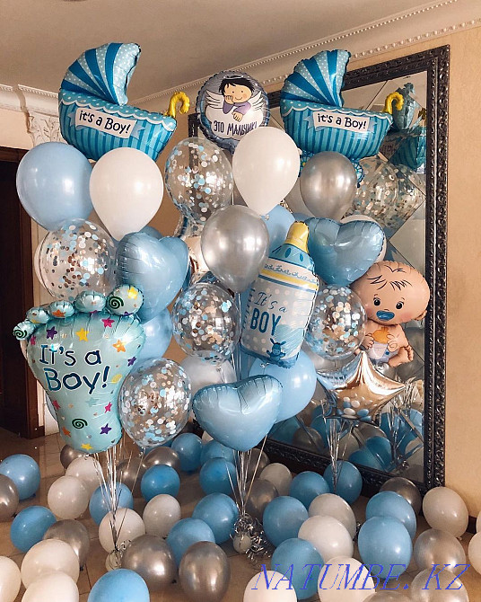 Ағызуға арналған гелий шарлары, туған күн, Құдалық, Хэн кеші. Шарлар  Астана - изображение 5