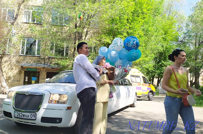 Limousine rental, maternity hospital, Mercedes Gelendvagen Karagandy - photo 5