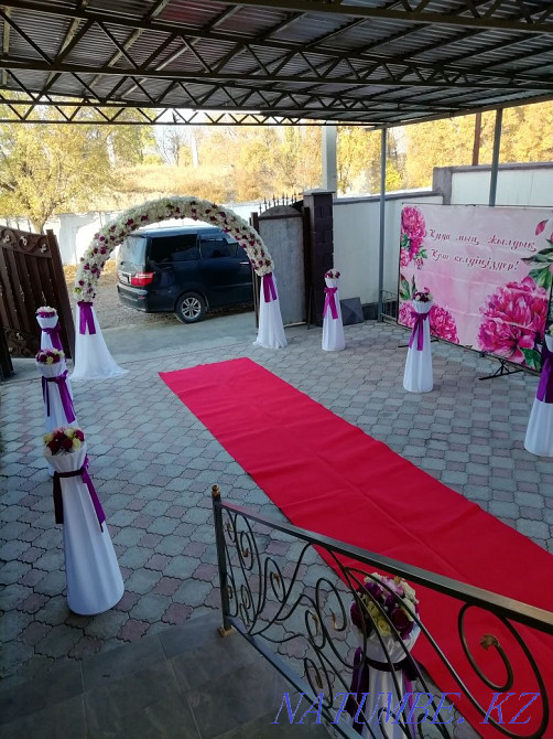 ACTION 20.000 Arch, racks and walkway + banner kudalyk or uzatu as a gift Taraz - photo 4