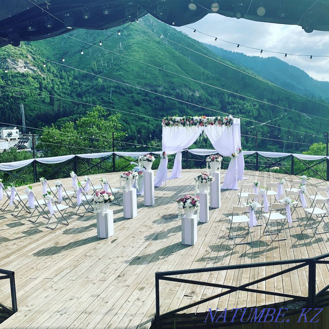 wedding recorder! Arch, outdoor marriage ceremony! registration. Almaty - photo 3