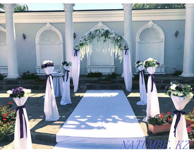 wedding recorder! Arch, outdoor marriage ceremony! registration. Almaty - photo 8